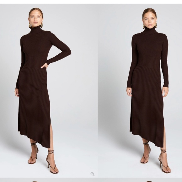 ALC Women's Emmy Dress Chocolate size M - Picture 1 of 10